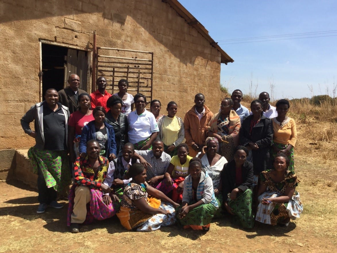 A Safe Motherhood Action Group meets to learn about maternal health, supported by U.S. foreign assistance.